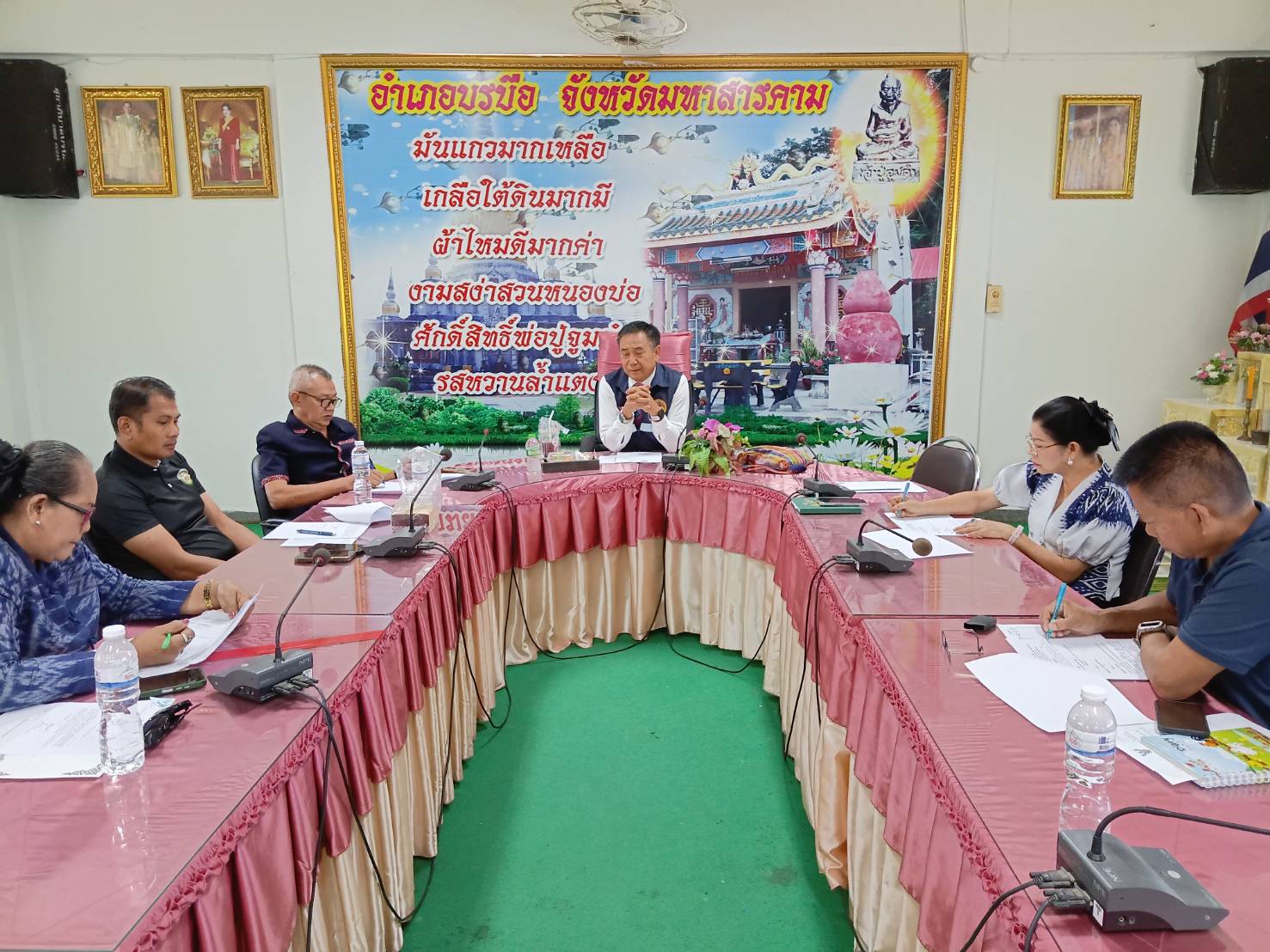 พช.บรบือ>>>ร่วมประชุมคณะอนุกรรมการกลั่นกรองและติดตามการดำเนินงานกองทุนพัฒนาบทบาทสตรีอำเภอวาปีปทุม ครั้งที่ 4/2569