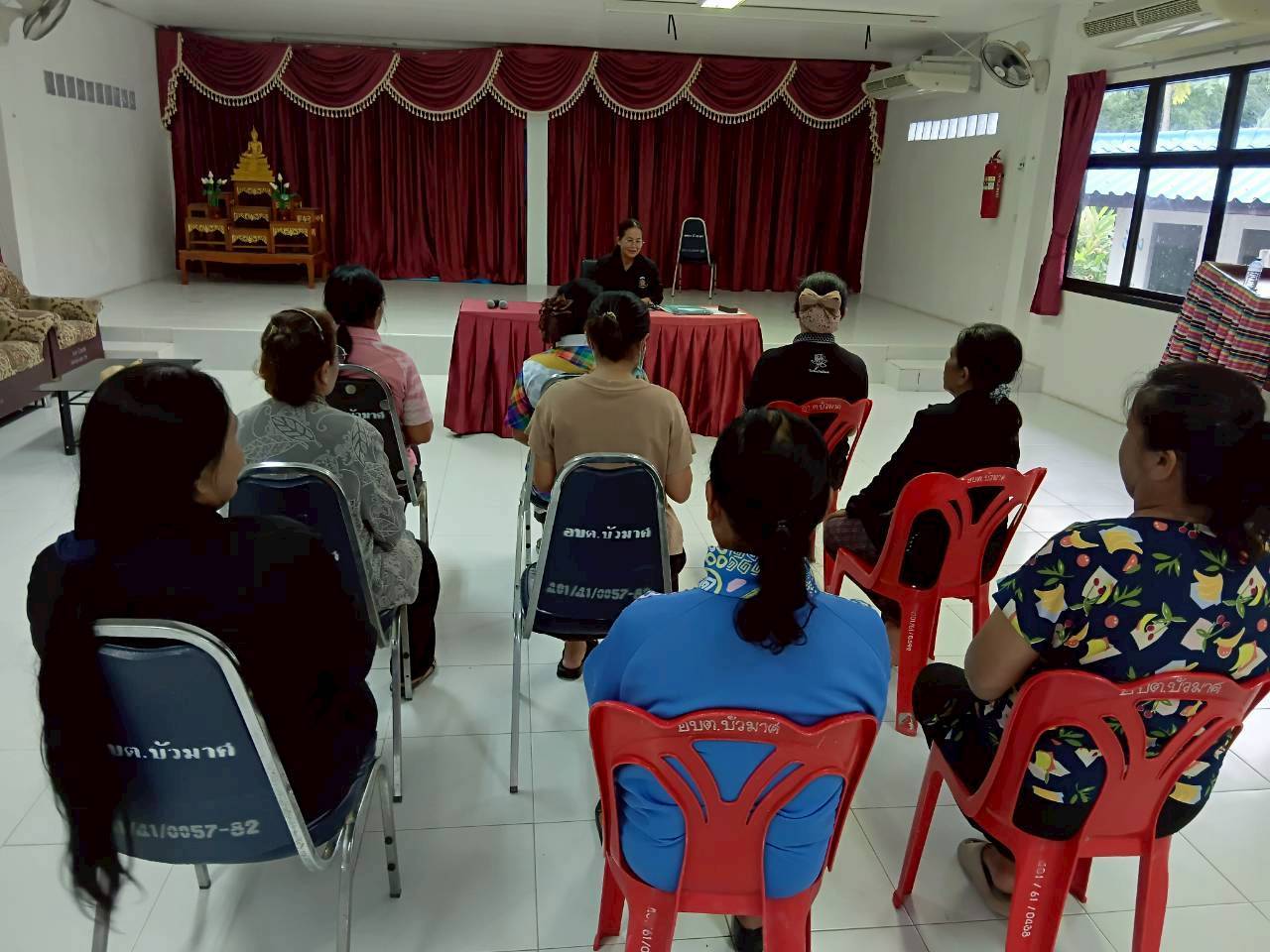 พช.บรบือ >>> ดำเนินการจัดประชุมคณะทำงานขับเคลื่อนกองทุนพัฒนาบทบาทสตรีตำบลบัวมาศ