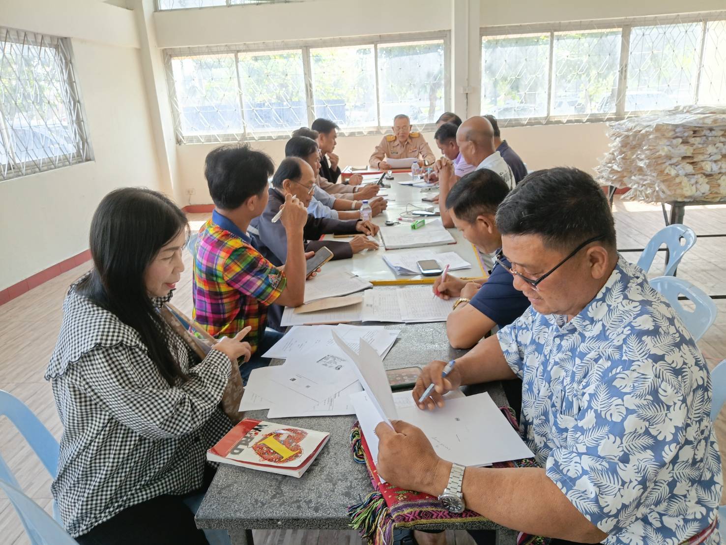 พช.บรบือ จังหวัดมหาสารคาม ร่วมประชุมกรรมการเครือข่ายกองทุนหมู่บ้านและชุมชนเมือง(กทบ.)ระดับอำเภอบรบือ
