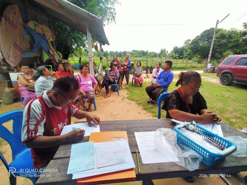 พช.บรบือ>>>ลงพื้นที่ติดตามสนับสนุนการดำเนินงานโครงการแก้ไขปัญหาความยากจน (กข.คจ.)