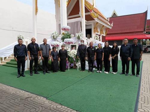 พช.บรบือ : ร่วมงานฌาปนกิจศพ คุณแม่ของนายฤทธิศร พุ่มโกสุม อดีตพัฒนาการอำเภอบรบือ จ.มหาสารคาม